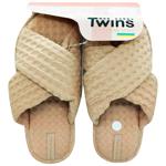 Twins 13959 HS-VL Women's Waffle Caramel Slippers s.40