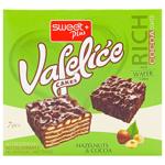 Вафли Sweet Plus Vafelice в какао-глазури с лесным орехом 115г