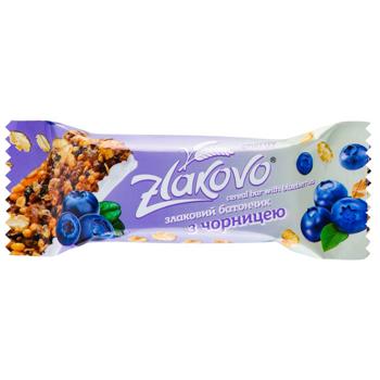 Zlakovo Cereal Bar with Blueberries 40g