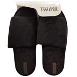 Twins 14176 Fleece Black Men's Slippers s.44/45