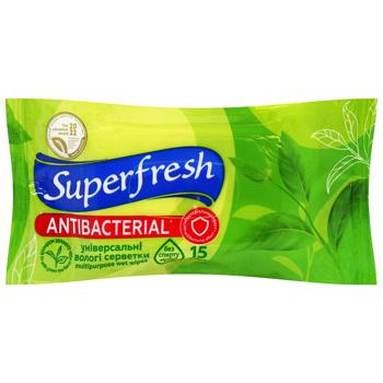 Салфетки влажные Superfresh 15шт - купить, цены на Чудо Маркет - фото 3