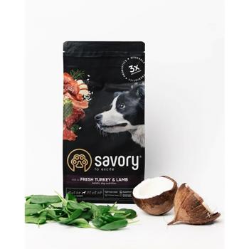 Savory Набір Medium Breed сухий корм для собак 1 кг - індичка та ягня + Dack Filets ласощі 100 г - качка та індичка - купить, цены на MasterZoo - фото 6