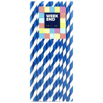 Трубочка паперова Weekend 25шт*19см - купити, ціни на ULTRAMARKET - фото 2