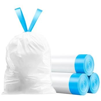 Пакеты мусорные Lapka универсальные для автоматических лотков 3 рулона по 15 пакетов - купить, цены на MasterZoo - фото 1