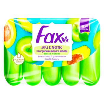 Fax Apple and Avocado Solid Soap 5pcs*70g - buy, prices for MegaMarket - photo 1