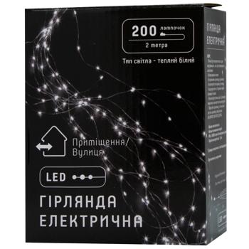 Гірлянда пучок 200 міні LED: 10 ліній по 2 метри 20 діодів 830-337 BONADI 1 шт - купити, ціни на WINETIME - фото 1