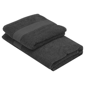 Полотенце махровое Ardesto SuperSoft темно-серое 70*140см - купить, цены на - фото 5
