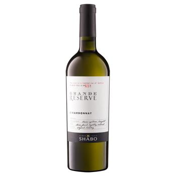 Вино Shabo Grande Reserve Chardonnay белое сухое 13,6% 0,75л - купить, цены на КОСМОС - фото 1