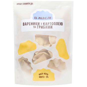 V Masli Dumplings with Potatoes and Mushrooms 400g - buy, prices for WINETIME - photo 1