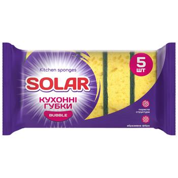 Solar Bubble Kitchen Sponges 5pcs - buy, prices for Ideal - photo 1