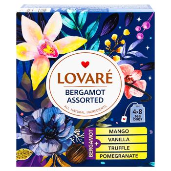 Lovare Bergamot Assorted Black Tea 2g*32pcs - buy, prices for - photo 2