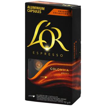 L’OR Espresso Colombia Сoffee Сapsules 5.2g*10pcs - buy, prices for NOVUS - photo 1
