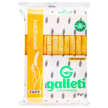 Galleti Corn Crispbread 70g - buy, prices for - photo 3