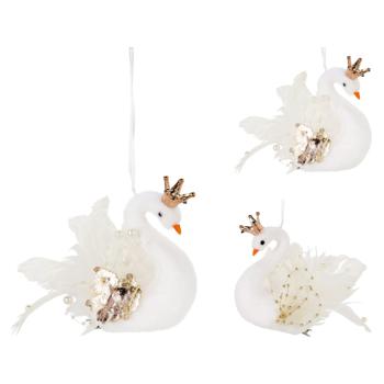 Swan Christmas Decoration 17cm - buy, prices for - photo 1