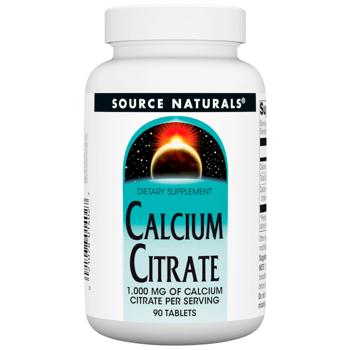 Кальцію цитрат Source Naturals 1000мг 90 таблеток - купити, ціни на Біотус - фото 1