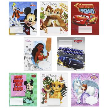 Tetrada Disney Mix-10 Lined Notebook 12 sheets in Assortment - buy, prices for Auchan - photo 1
