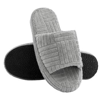 Twins HS Women's Terry Platform Slippers s.40 Grey