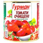 Hurman in own juice peeled tomato 2600g