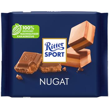 Шоколад молочний Ritter Sport з начинкою праліне 100г