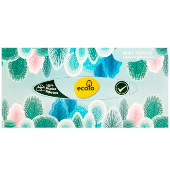 Ecolo Two-layer White Cosmetic Wipes 100pcs - buy, prices for Vostorg - photo 2