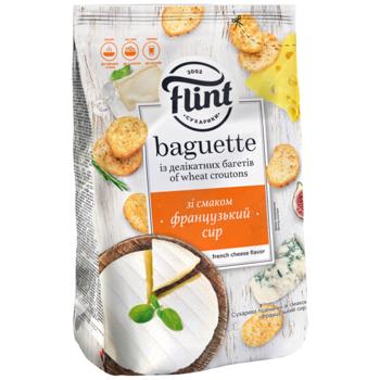 Flint Baguette French Cheese Flavored Rusks 100g - buy, prices for MegaMarket - photo 1