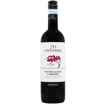 Вино Zonin Montepulciano красное полусухое 13% 0,75л