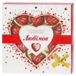 Lyubimov Candies with Nut Praline in Milk Chocolate 108g