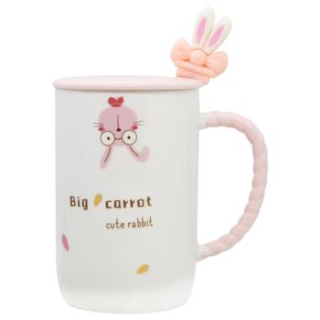 Чашка керамічна Зайчик 380мл - купити, ціни на МегаМаркет - фото 2