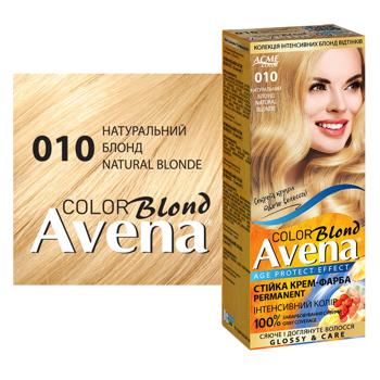 Крем-фарба для волосся стійка AVENA Blond Color 010 Натуральний блонд - купити, ціни на - фото 2