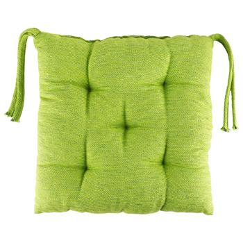 Provence Chenilla Light Green Pillow for Chair 40x40cm - buy, prices for COSMOS - photo 1
