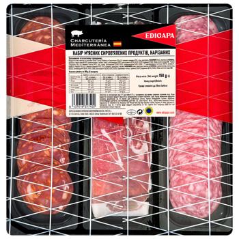 Edigapa Set of Sliced Raw Cured Products 150g - buy, prices for METRO - photo 1