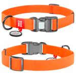 Нашийник для собак COLLAR WOUDOG Водостійкий L - помаранчевий