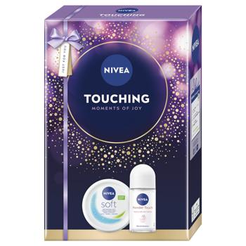 Nivea Touching Body Cream 200ml + Antiperspirant 50ml Skincare Gift Set
