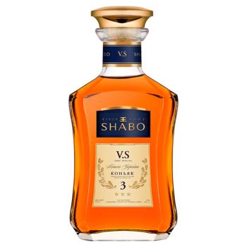 Коньяк Shabo V.S. 3 года 40% 0,375л - купить, цены на МегаМаркет - фото 1