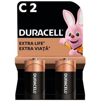 Duracell C Alkaline Batteries 2pcs - buy, prices for MegaMarket - photo 1