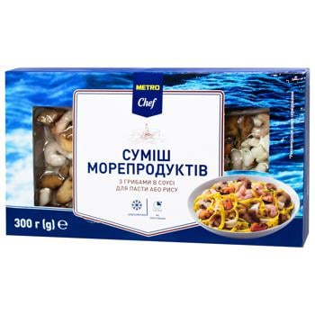 Metro Chef Frozen Seafood Mix with Mushrooms 300g - buy, prices for METRO - photo 1