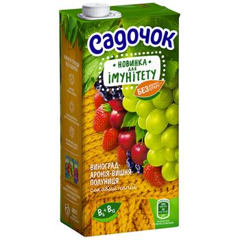 Sadochok for Immunity Grape-Chokeberry-Cherry-Strawberry Juice Drink 0.95l - buy, prices for COSMOS - photo 4