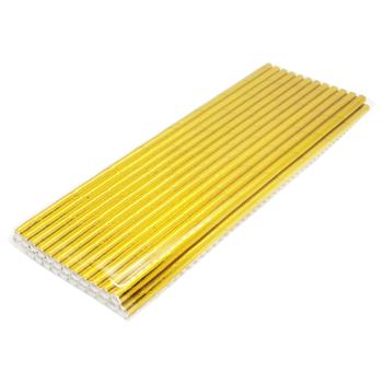 Соломинки для напитков бумажные золотые 25шт - купить, цены на Таврия В - фото 2