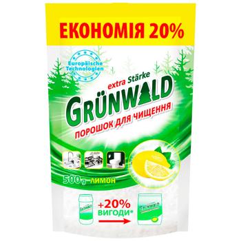 Grunwald Lemon Cleaning Powder 500g - buy, prices for Chudo Market - photo 1