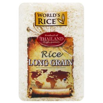 Рис World's Rice шліфований довгозернистий 1кг - купити, ціни на NOVUS - фото 1