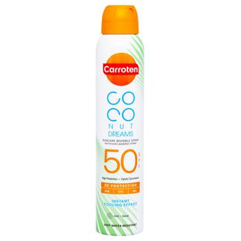 Міст-спрей Carroten 200 мл Кокос SPF50 - купити, ціни на КОСМОС - фото 1