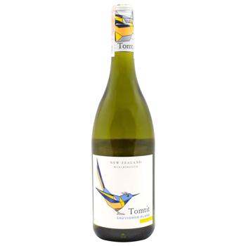 Вино Tomtit Marlborough Sauvignon Blanc белое сухое 12,5% 0,75л - купить, цены на - фото 1