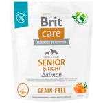 Brit Care Senior & Light Dry Food with Salmon for Senior Dogs of All Breeds 1kg