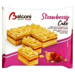 Торт Balconi Strawberry Cake с клубничной начинкой 400г