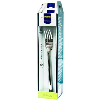 Виделка Metro Professional Scandic столова 12шт - купити, ціни на METRO - фото 1