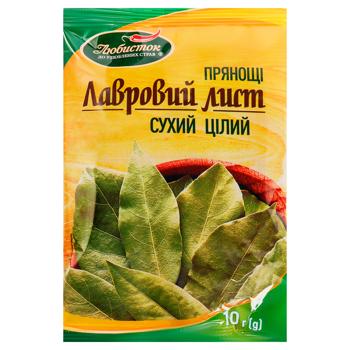 Liubystok Whole Bay Leaf 10g - buy, prices for Za Raz - photo 1