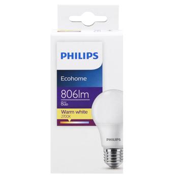Philips Ecohome LED Bulb 827 UCCA 2700К 806lm E27 8W - buy, prices for Tavria V - photo 2