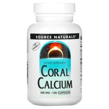 Кальцій кораловий Source Naturals 600мг 120 капсул