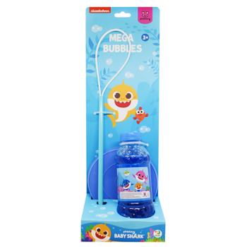 Dodo Mega Bubbles Baby Shark Soap Bubbles with Plate 450ml