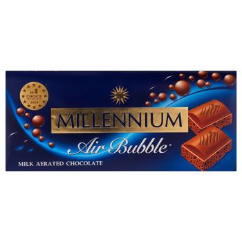 Шоколад молочный Millennium пористый 85г - купить, цены на Идеал - фото 1